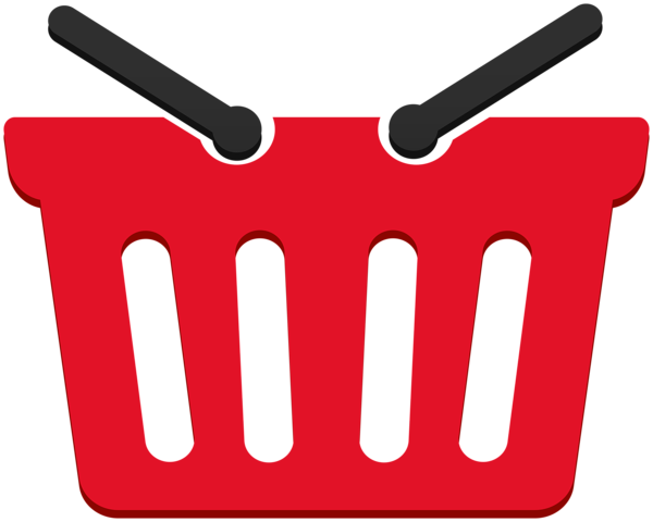 This png image - Red Shopping Basket PNG Clipart, is available for free download