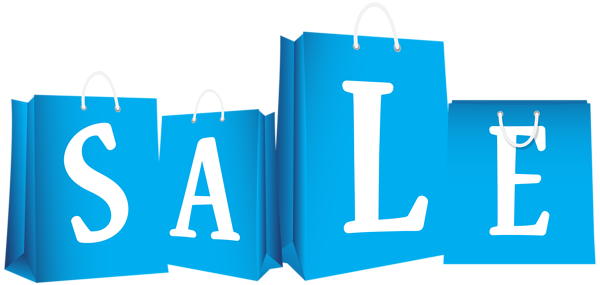 This png image - Sale Bags Blue PNG Clip Art Image, is available for free download
