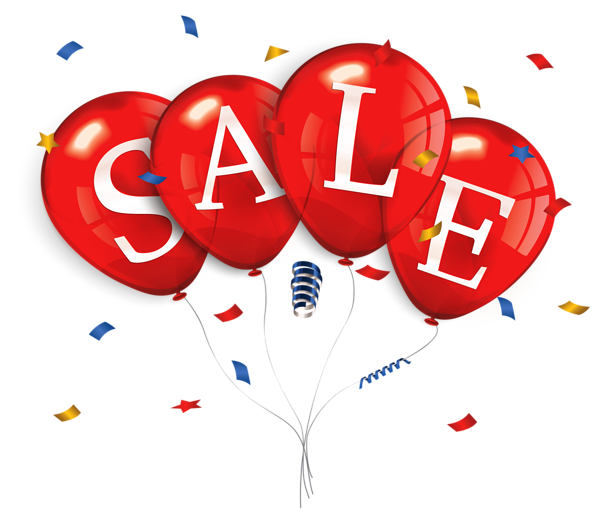 This png image - Sale Balloons PNG Clipart Image, is available for free download