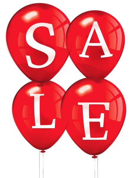 This png image - Sale Balloons PNG Clipart Picture, is available for free download