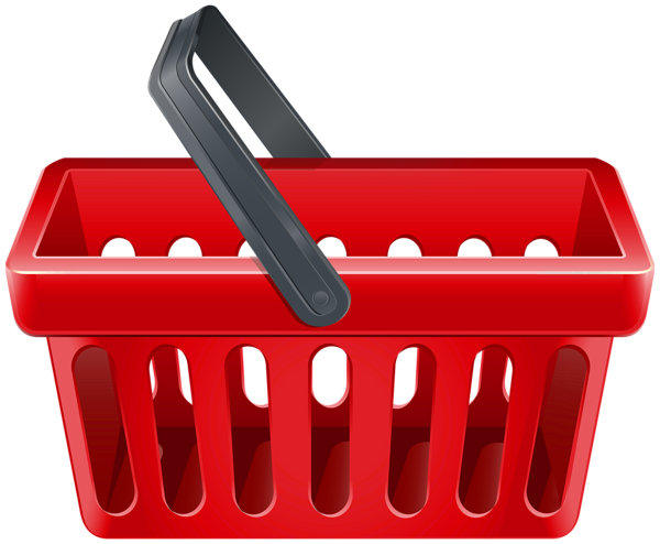 This png image - Shopping Basket Red Transparent Image, is available for free download