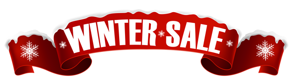 This png image - Winter Sale Banner Transparent PNG Clip Art Image, is available for free download
