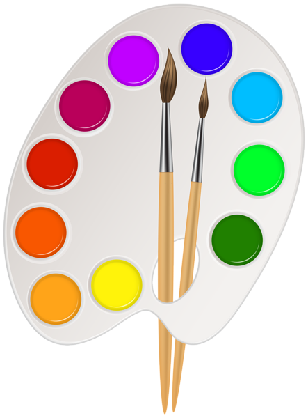 This png image - Artist Palette PNG Transparent Clipart, is available for free download
