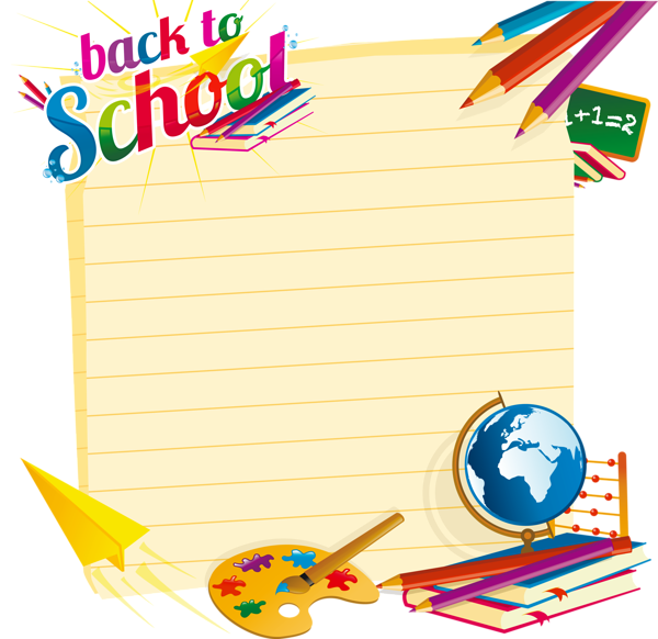 This png image - Back to School Decor PNG Picture, is available for free download