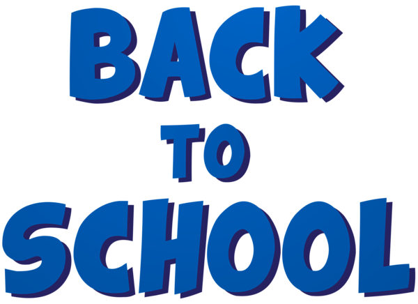 This png image - Back to School Text Blue PNG Clipart, is available for free download