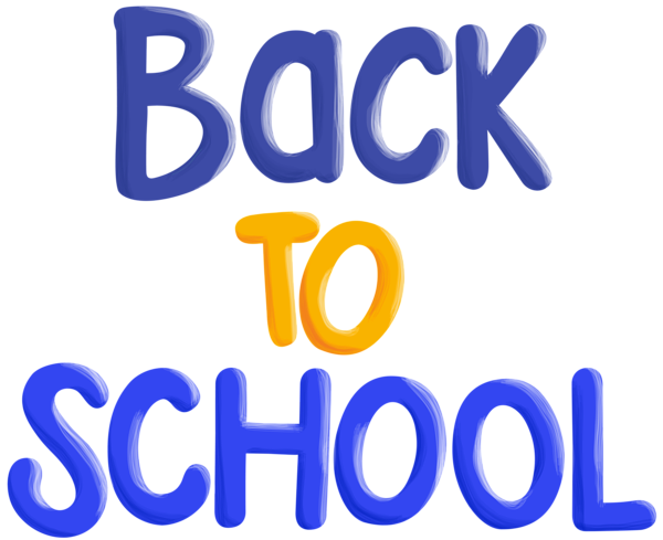 Back to School Text PNG Clip Art Image | Gallery Yopriceville - High ...