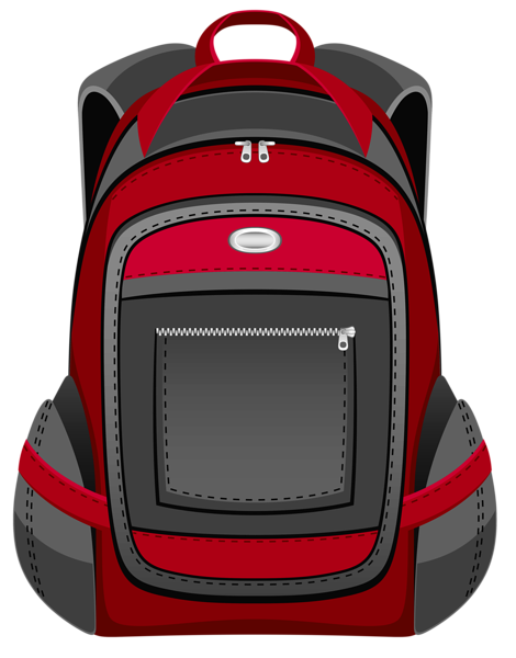 Black and Red Backpack PNG Vector Clipart | Gallery Yopriceville - High