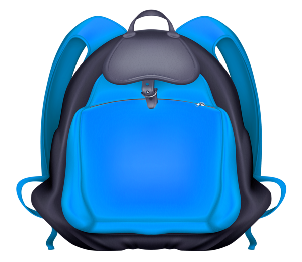 This png image - Blue Backpack Transparent PNG Clipart, is available for free download
