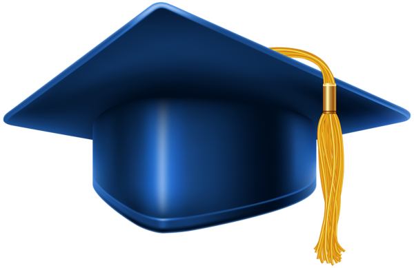 This png image - Blue Graduation Cap PNG Clip Art Image, is available for free download