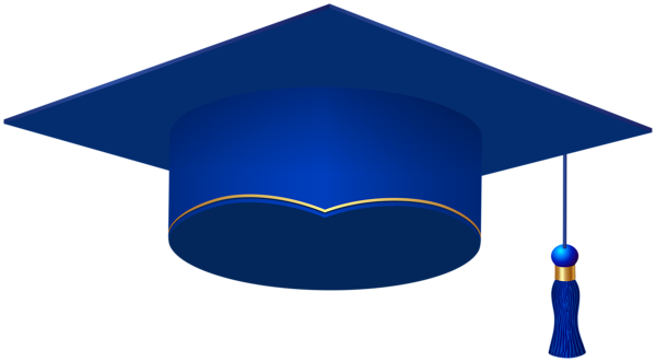 Blue Graduation Cap PNG Clipart | Gallery Yopriceville - High-Quality