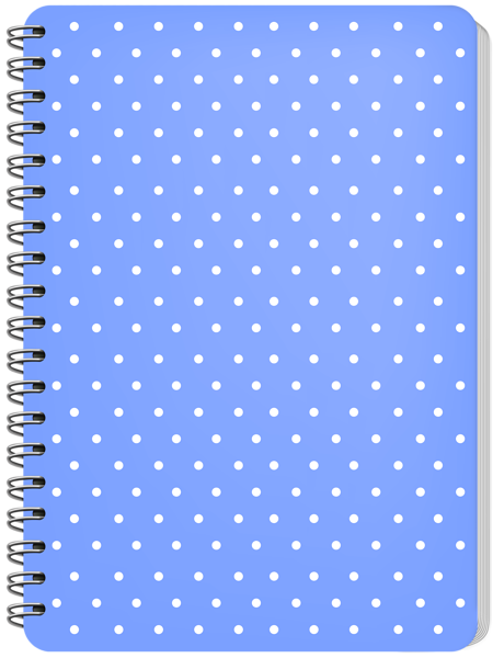This png image - Blue School Notebook PNG Clipart, is available for free download