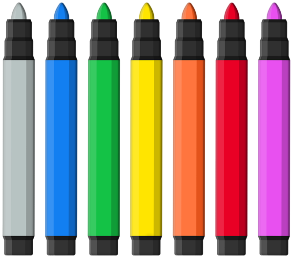 This png image - Color Marker Set PNG Clipart, is available for free download