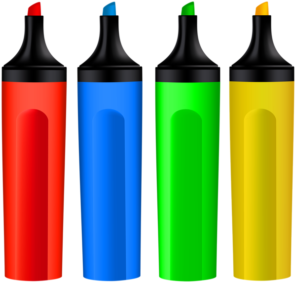This png image - Colored Markers PNG Clip Art Image, is available for free download