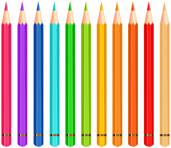 This png image - Colored Pencils Transparent PNG Image, is available for free download