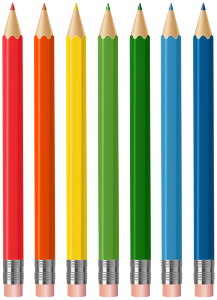 This png image - Colorful Pencils PNG Transparent Clipart, is available for free download