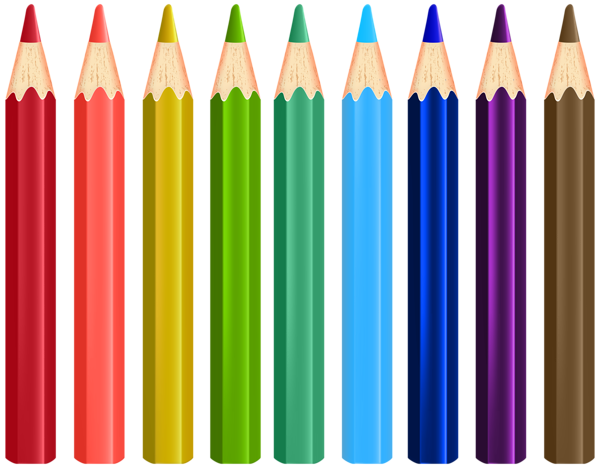 This png image - Colour Pencils Transparent PNG Clip Art Image, is available for free download