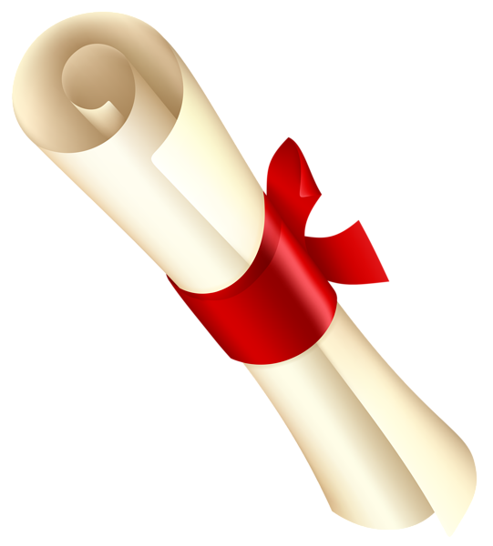 This png image - Diploma with Red Ribbon PNG Clipart Image, is available for free download