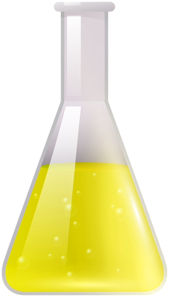 This png image - Flask Yellow Transparent PNG Clipart, is available for free download