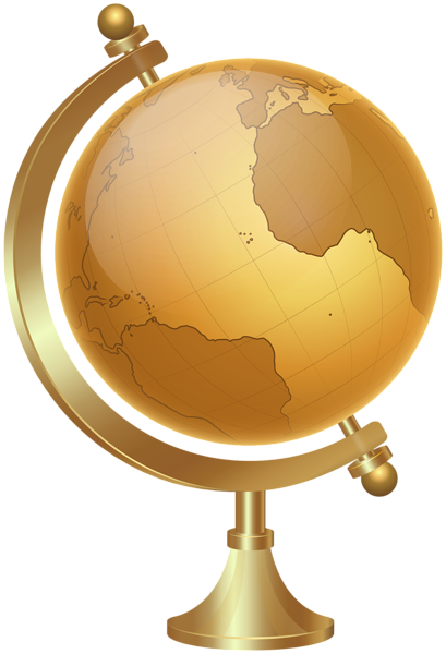 This png image - Gold World Globe PNG Clip Art, is available for free download