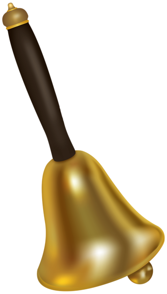 This png image - Golden Bell PNG Transparent Clipart, is available for free download