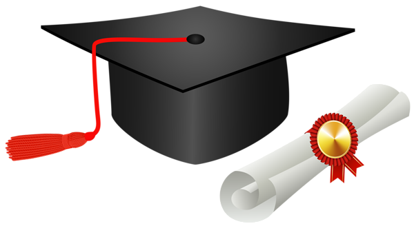 This png image - Graduation Cap with Diploma PNG Clipart, is available for free download