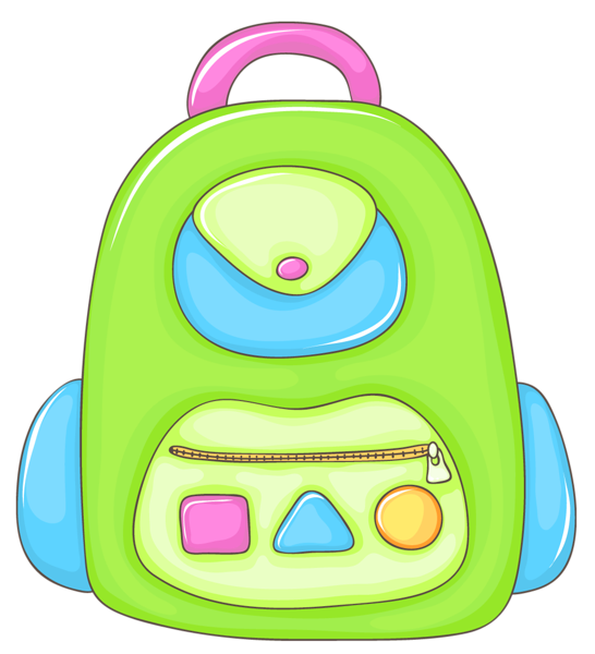 This png image - Green School Backpack PNG Clipart, is available for free download