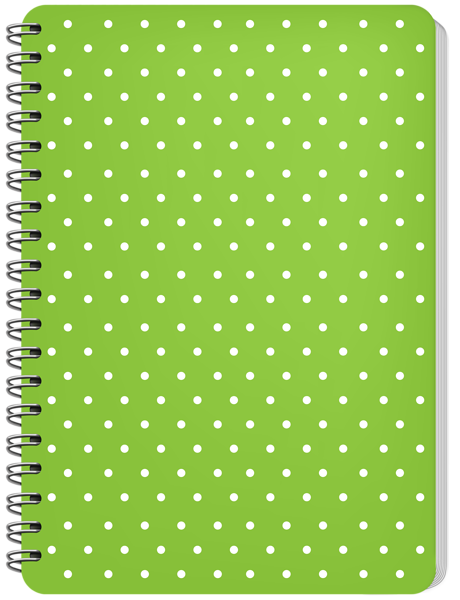 This png image - Green School Notebook PNG Clipart, is available for free download