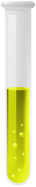 This png image - Lab Test Tube Yellow PNG Clipart, is available for free download
