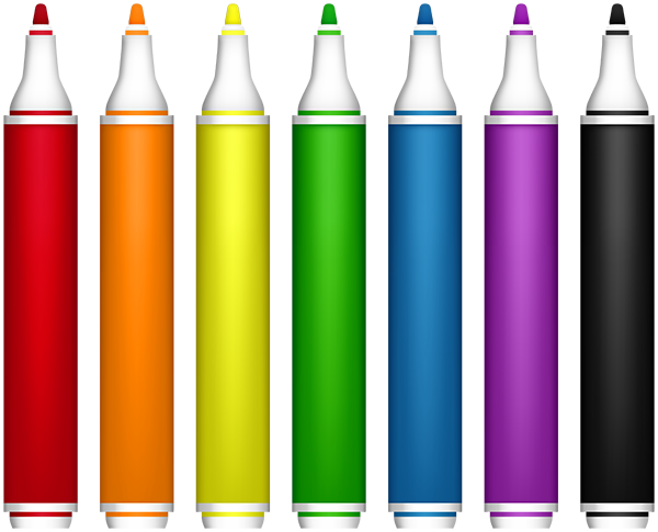 This png image - Markers Set PNG Clipart, is available for free download
