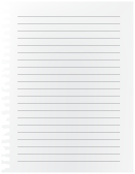 This png image - Notebook Page PNG Clipart, is available for free download