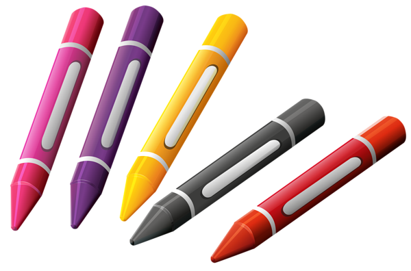 This png image - Oil Pastels Transparent PNG Vector Clipart, is available for free download
