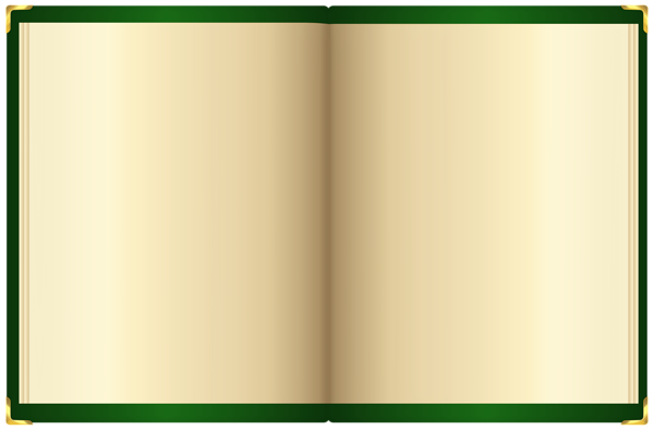 This png image - Open Vintage Book Green PNG Clipart, is available for free download