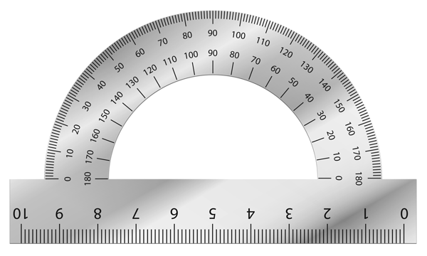 This png image - Protractor Transparent PNG Vector Clipart, is available for free download