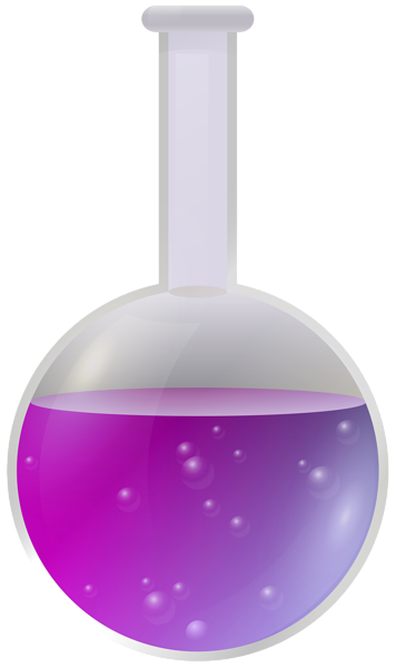 This png image - Purple Laboratory Flask PNG Clipart, is available for free download
