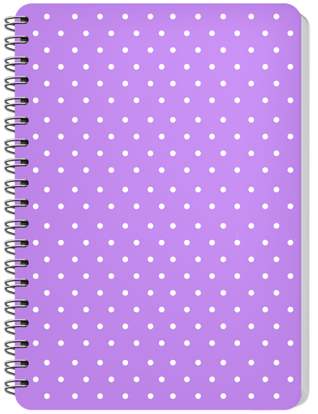 This png image - Purple School Notebook PNG Clipart, is available for free download