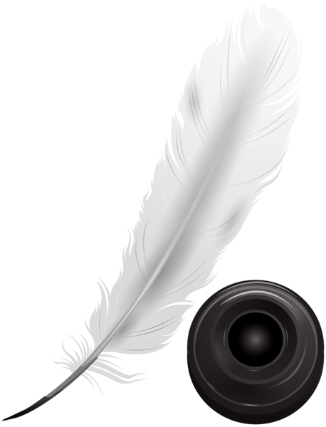This png image - Quill and Ink Pot PNG Clip Art Image, is available for free download