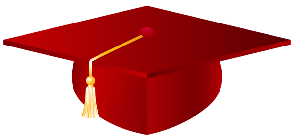 Red-Graduation-Cap-PNG-Vector-Clipart-Image | Gallery Yopriceville ...