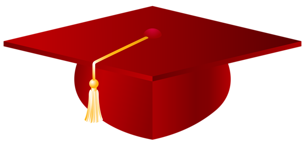 This png image - Red-Graduation-Cap-PNG-Vector-Clipart-Image, is available for free download