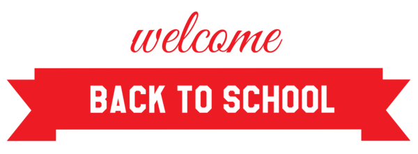 This png image - Red Welcome Back to School Banner PNG Image, is available for free download