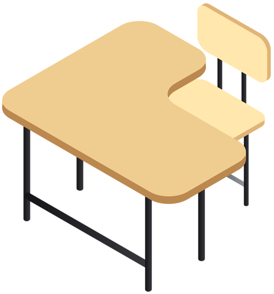 School Desk PNG Clip Art Image | Gallery Yopriceville - High-Quality ...