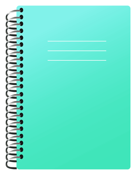 This png image - School Notebook PNG Clipart Picture, is available for free download