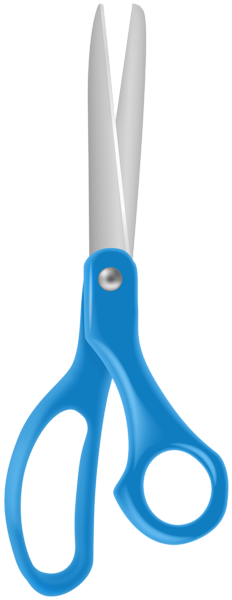 This png image - School Scissors Blue PNG Transparent Clipart, is available for free download