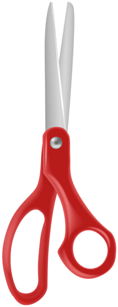 This png image - School Scissors Red PNG Transparent Clipart, is available for free download