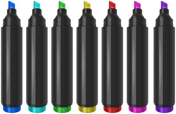 This png image - Set Markers PNG Clipart, is available for free download