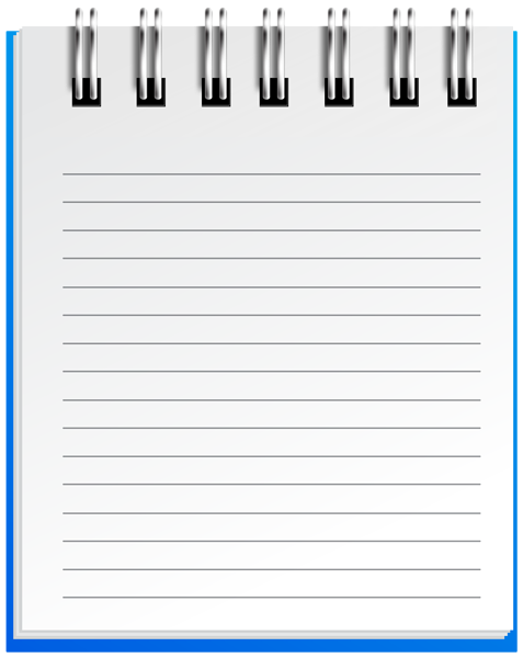 This png image - Spiral Notebook PNG Clip Art Image, is available for free download