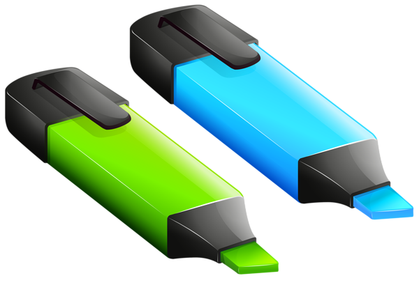 This png image - Text Markers Transparent PNG Vector Clipart, is available for free download