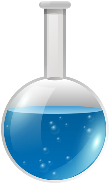 This png image - Transparent Blue Flask PNG Clipart, is available for free download