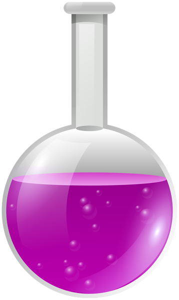 This png image - Transparent Purple Flask PNG Clipart, is available for free download