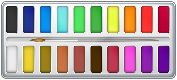 This png image - Watercolor Paint Set PNG Clipart, is available for free download
