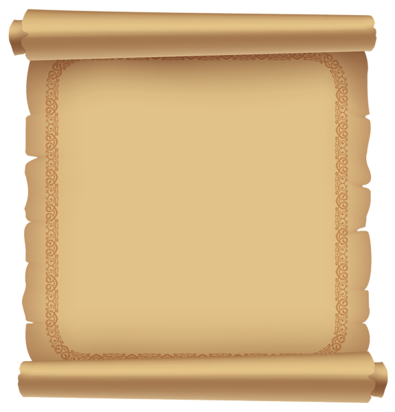 This png image - Decorative Ancient Scrolled Paper PNG Clipart Picture, is available for free download